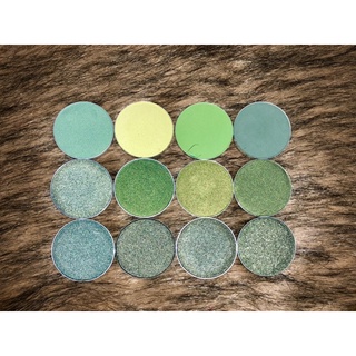 Phấn màu mắt lẻ OCEAN tone xanh rêu lì và nhũ