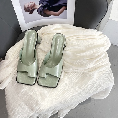 Dép Da Sỏ Ngón Cao 5p Hàng Quảng Châu Cao Cấp Sale Dư size 39 Hết Không Về Thêm Hàng