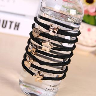 Set 5 / 10 dây buộc tóc co giãn thời trang nữ