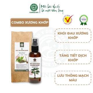 Combo xương khớp THÔNG CÁT trà thảo mộc túi lọc hết đau nhức xương khớp