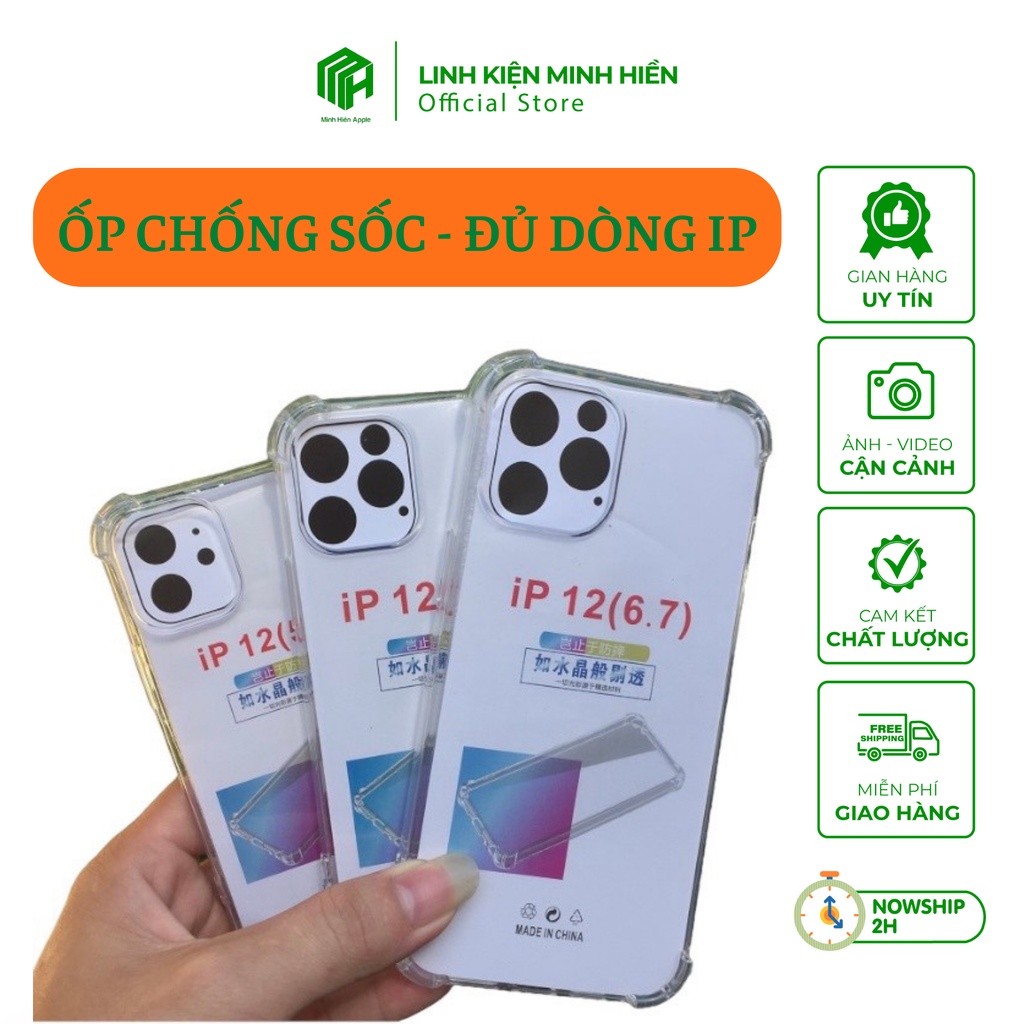 Ốp dẻo chống sốc dành cho tất cả các dòng IP từ 5G đến 12 Promax