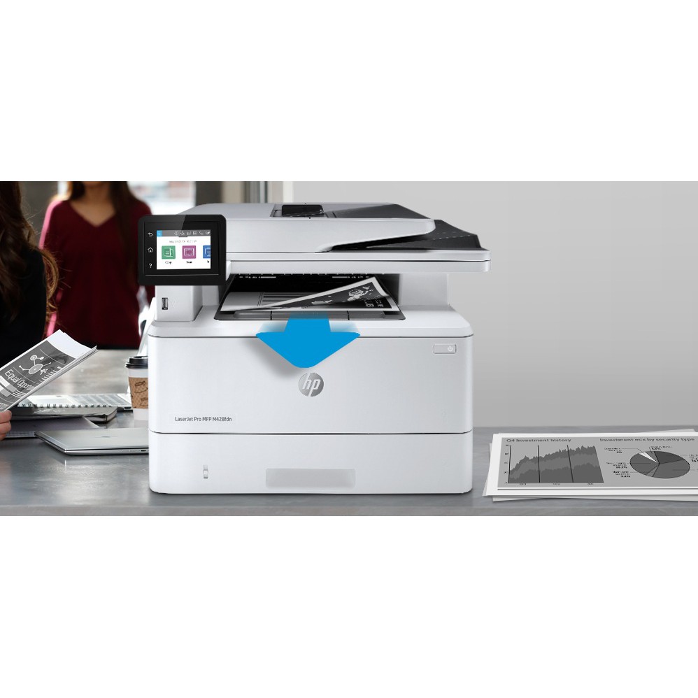 Máy in đa chức năng HP LaserJet Pro MFP M428FDW  in đảo mặt Wifi  Fax máy mới chính hãng bảo hành 12 tháng
