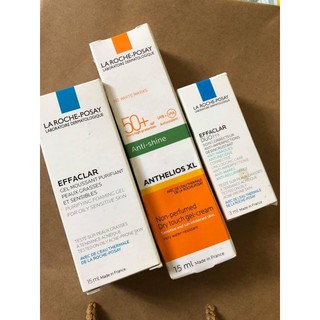 Kem chống nắng không màu kiểm soát dầu La Roche-Posay Anthelios XL Dry Touch Gel-Cream SPF 50+ UVB & UVA 15ml