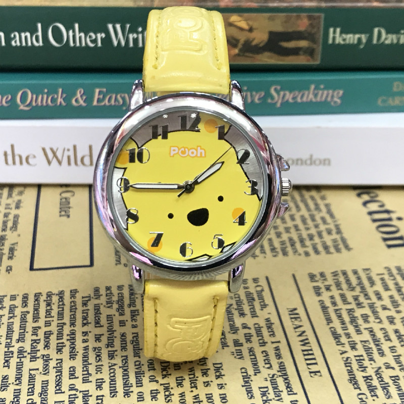 Winnie The Pooh Disney Jam Tangan Wrist Watch Cartoon Automatic Thạch Anh Digital