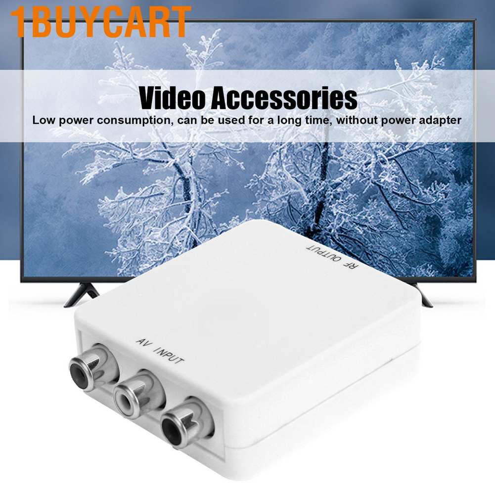 [1BUY]1 Bộ Chuyển Đổi Tín Hiệu Av Sang Rf Cho Rf67.25Mhz 61.25mhz