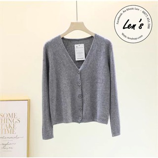 ÁO KHOÁC LEN MỊN CỔ TIM