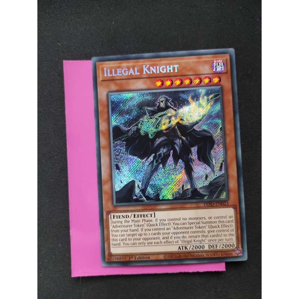 1 lá thẻ bài Illegal Knight - DIFO-EN023 - Secret Rare