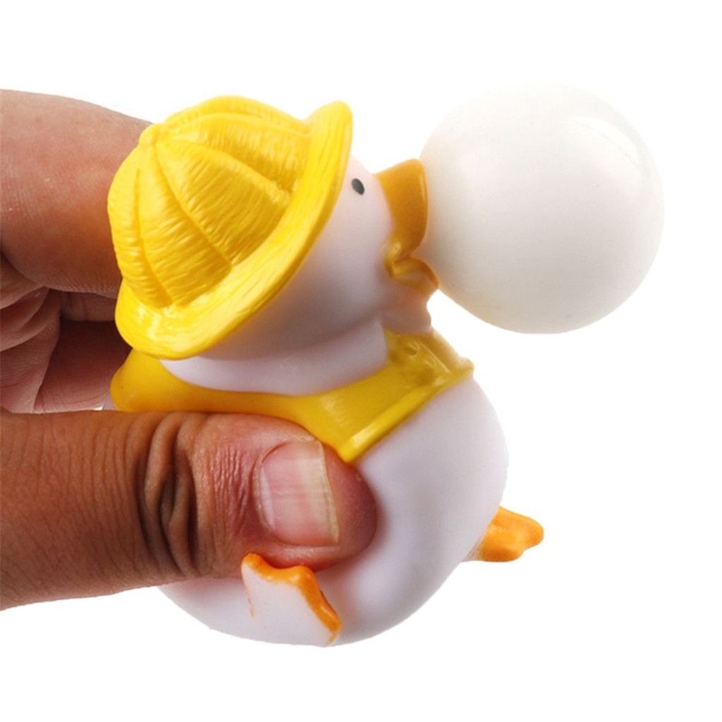 Đồ chơi squishy hình con vịt dễ thương giúp giảm căng thẳng