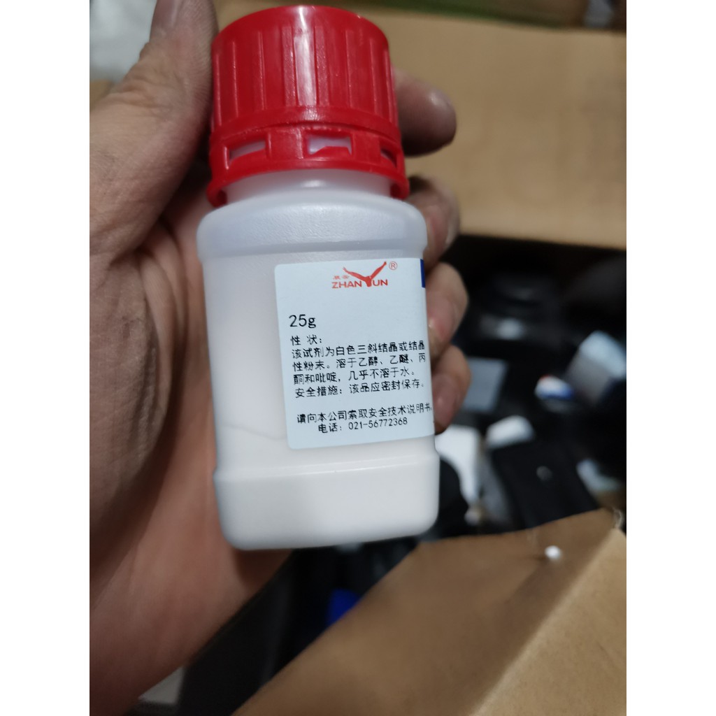 Hoá chất Dimethylglyoxime  DmgH₂ CAS 95-45-4 C4H8N2O2 lọ 25g