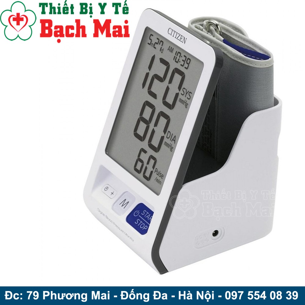 Máy Đo Huyết Áp Bắp Tay Citizen CH-456 [Chính Hãng Nhật Bản]