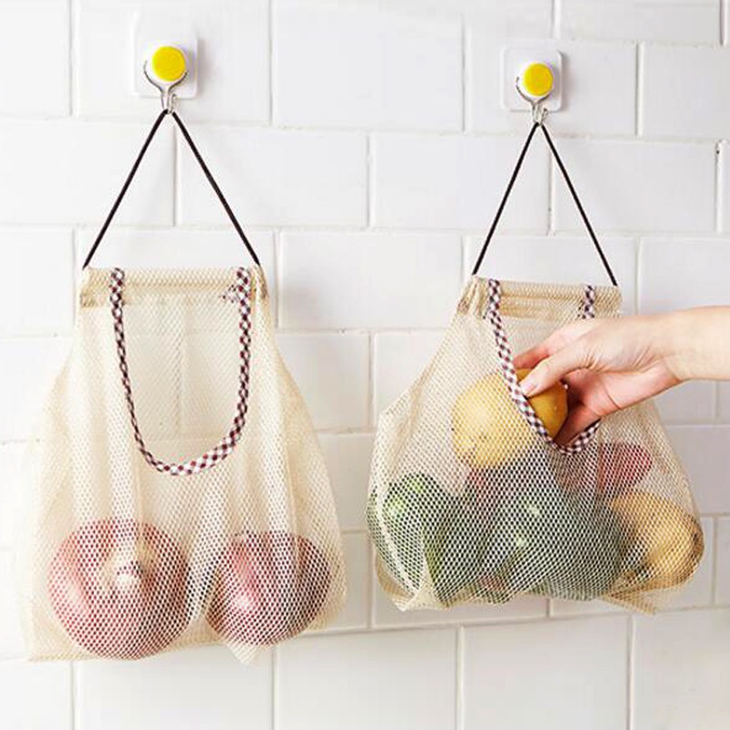 Túi lưới đựng rau củ / trái cây sức chứa lớn đa năng tiện dụng