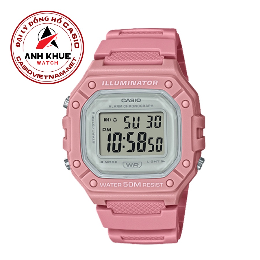 Đồng hồ Casio unisex W-218HC-4AVDF