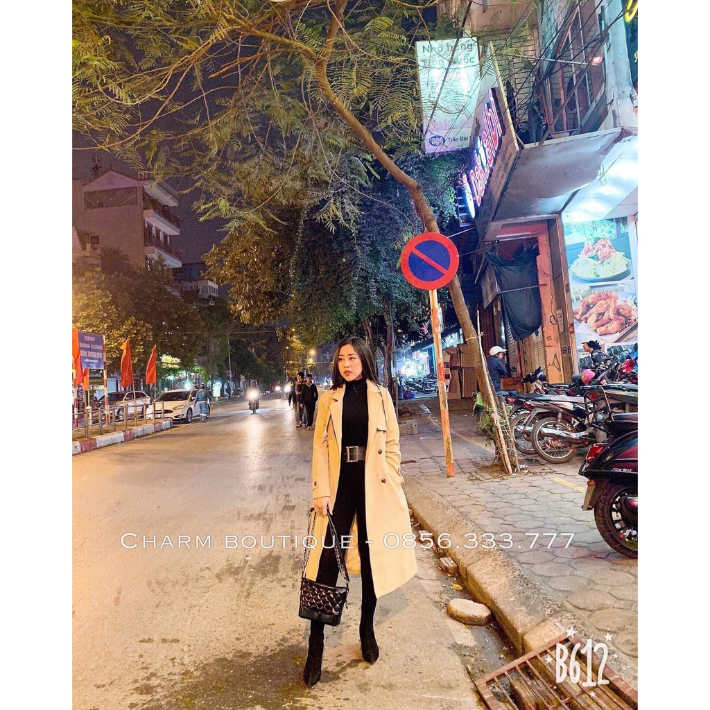 ÁO MANG TÔ KAKI DÁNG DÀI BẢO KHÁNH SHOP Áo Trenchcoat dáng dài chất liệu kaki chéo dầy dặn 057 | BigBuy360 - bigbuy360.vn