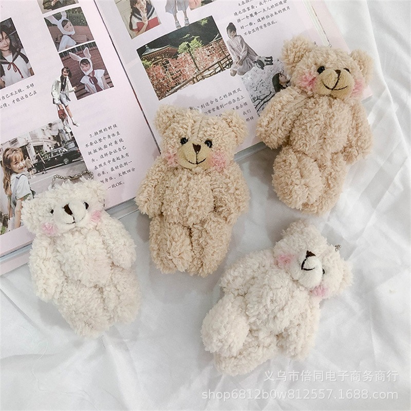 Móc Khóa Hình Gấu Teddy Xinh Xắn Đáng Yêu