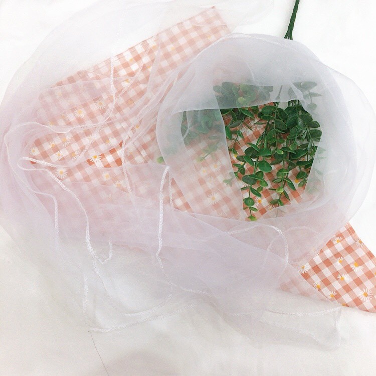 Khăn Voan Cho Bé Màu Trắng