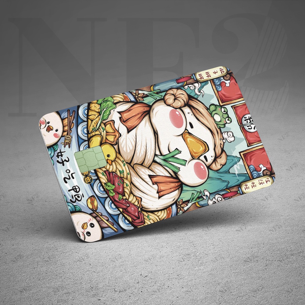 BỘ TRANH DỄ THƯƠNG TQ 3 - Decal Sticker Thẻ ATM  Miếng Dán Trang Trí NF2 Card