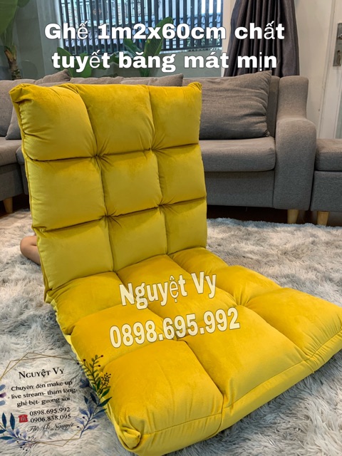 Ghế bệt loại siêu to 1m2x 60cm chất vải tuyết băng cực mát | BigBuy360 - bigbuy360.vn