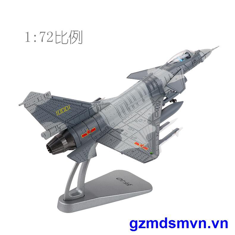 AIRCRAFT MODEL Mô Hình Máy Bay Chiến Đấu J-10 Điều Khiển Từ Xa Bằng Hợp Kim