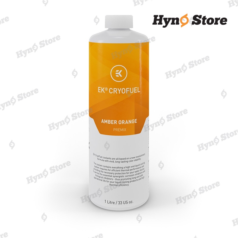 Coolant nước làm mát chuyên dụng EK CryoFuel Amber Orange Premix 1000mL màu vàng trong- Hyno Store