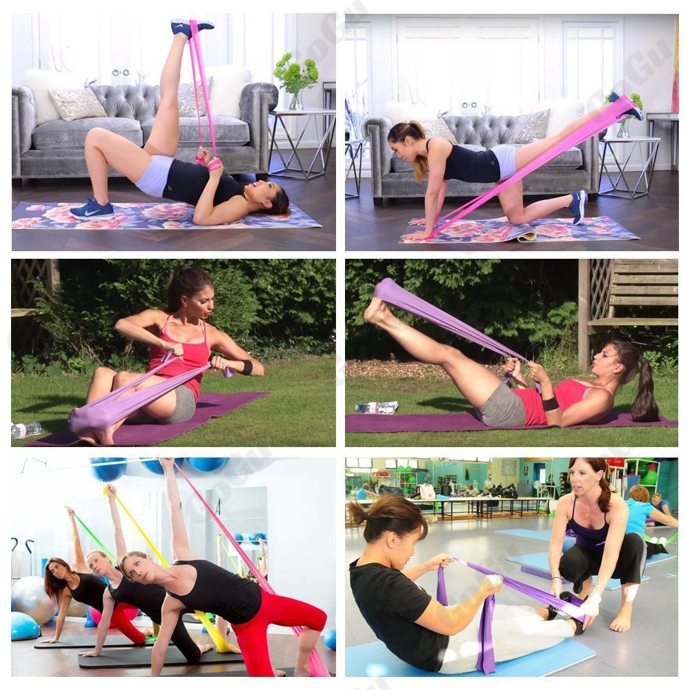 Dây thun tập Yoga 1.5m, dây tập kháng lực cao cấp.