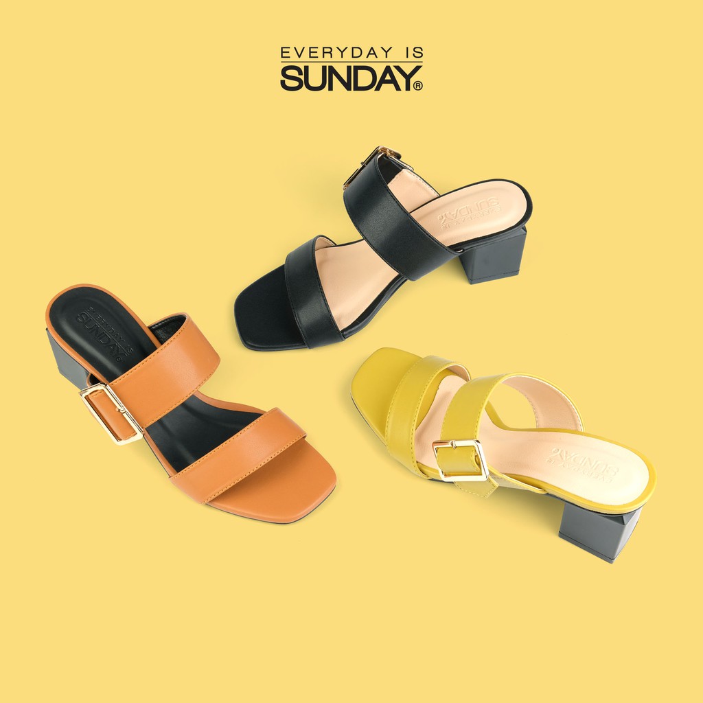 [Mã FAMALLT5 giảm 15% đơn 150k] Guốc Đế Vuông Sunday DV73