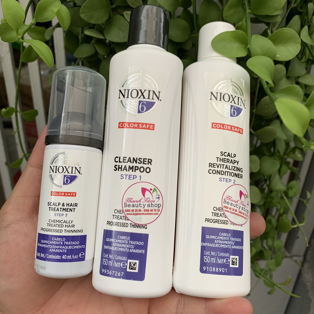 Bộ dầu gội Nioxin Triakit chống rụng tóc System 6 ( New 2019 )