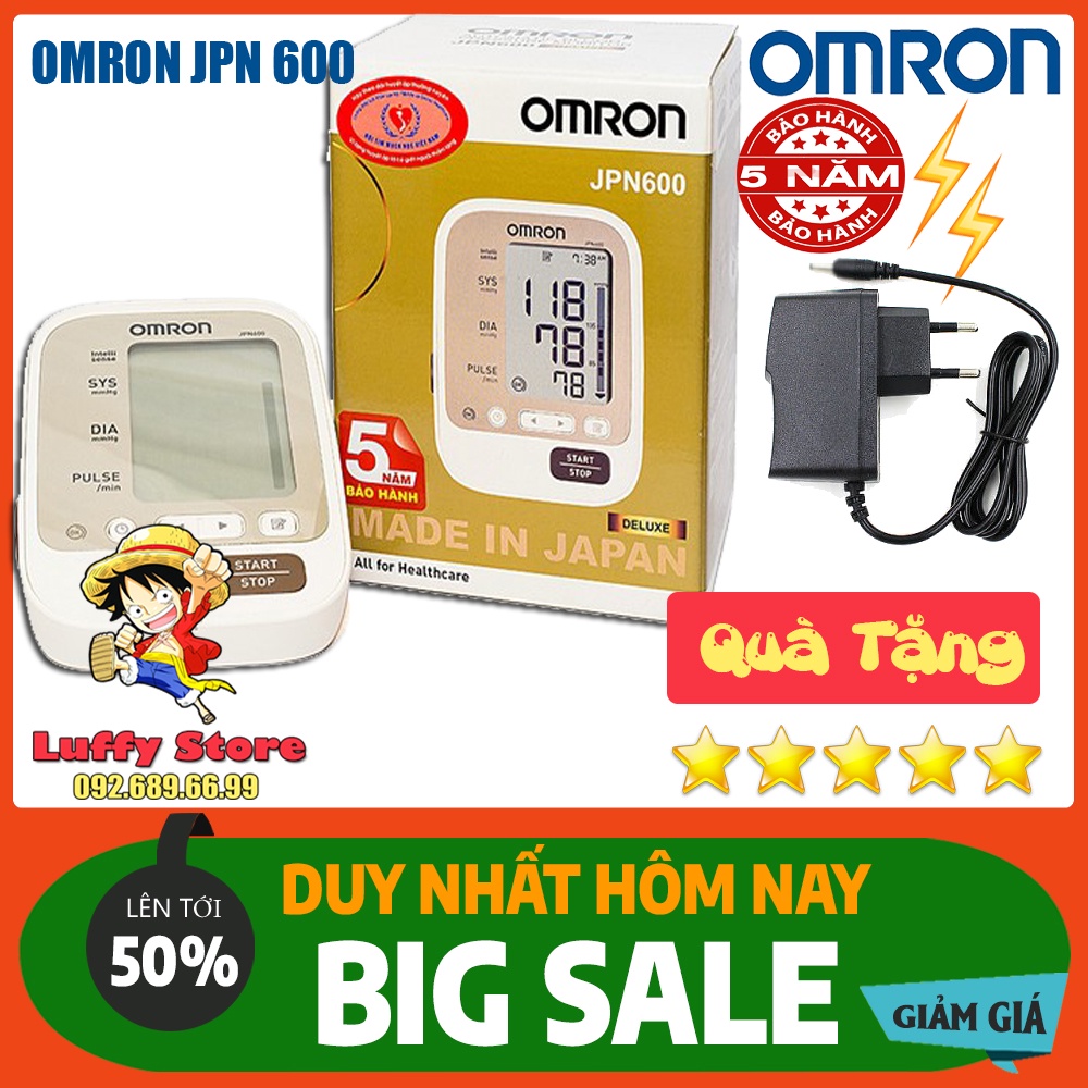 Máy Đo Huyết Áp Omron JPN 600 Nhật Bản  + Tặng Adapter Trị Giá 200k