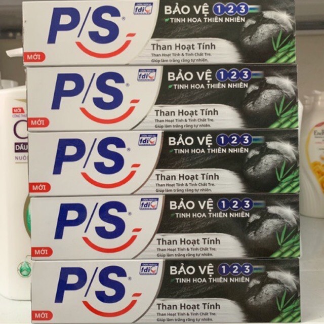Kem Đánh Răng P/S Bảo Vệ 123 - Than Hoạt Tính  - Hàng Chính Hãng