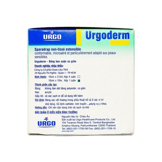 Băng dán cuộn co giãn Urgoderm 10cm x 10m