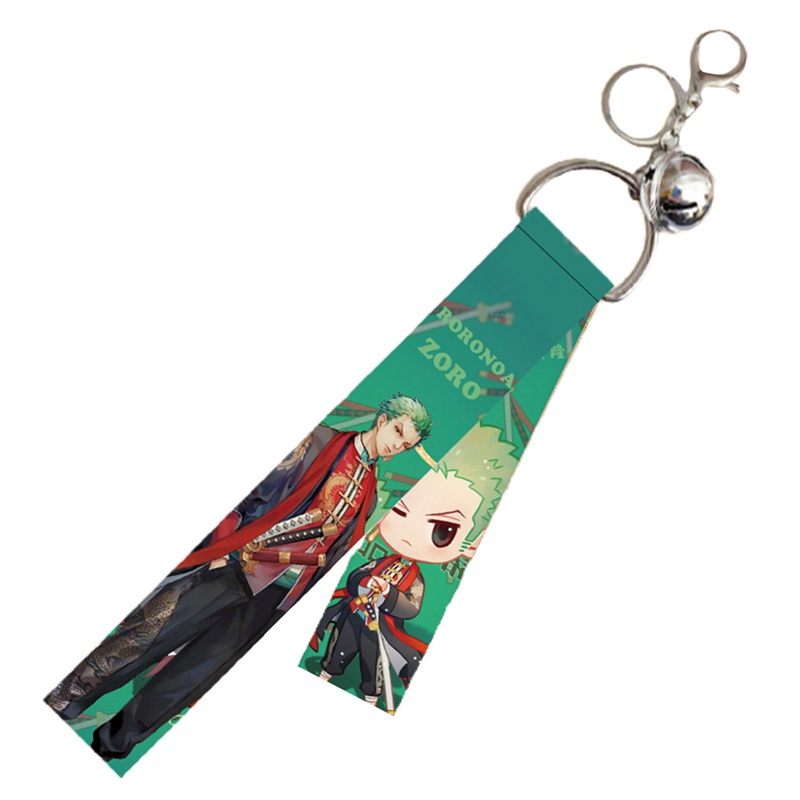 flowersqueen Móc khóa hình nhân vật Luffy trong phim hoạt hình One Piece