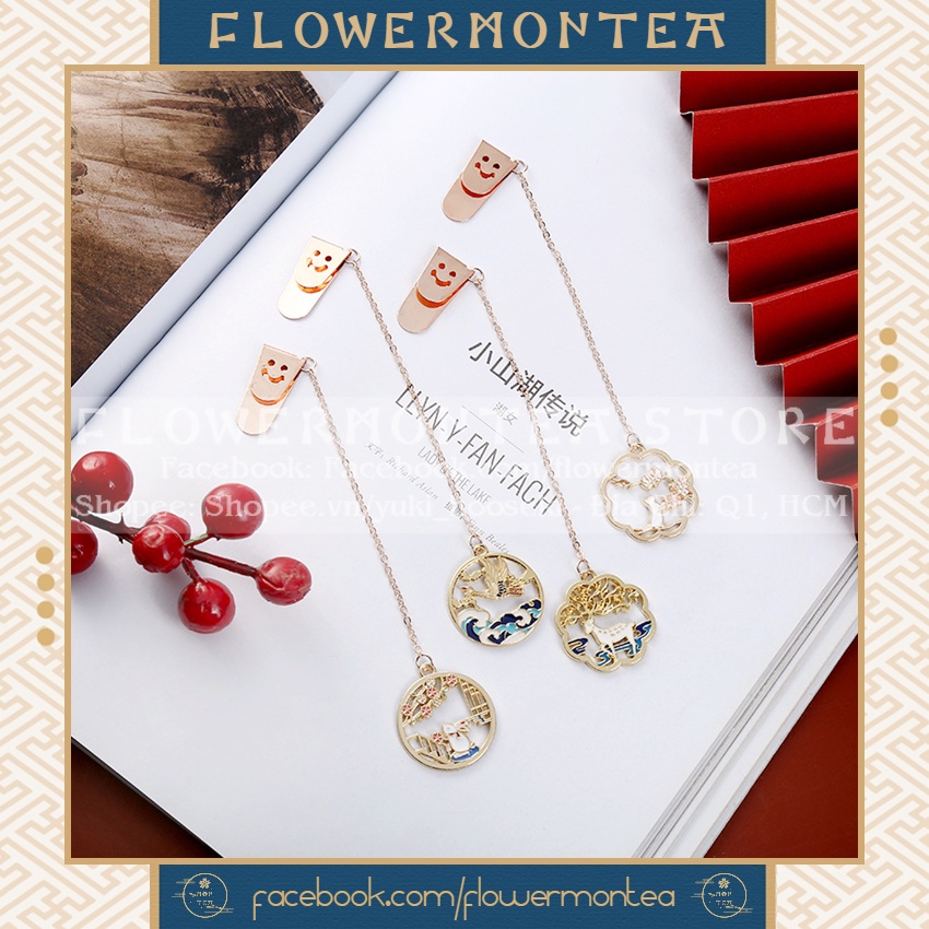 Thẻ Đánh Dấu Sách | Bookmark Dây Kim Loại - Cổ Phong 03