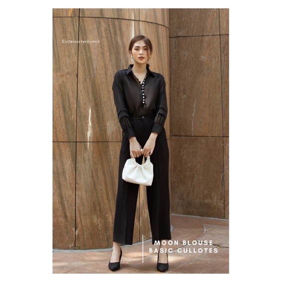 SISTERSISTER - Áo kiểu tơ voan MOON