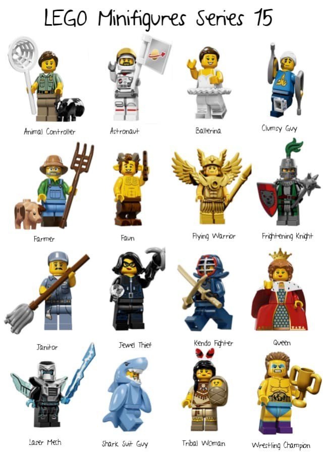 Mô Hình Đồ Chơi Lego Minifigures Series 15 - Khóa Zip
