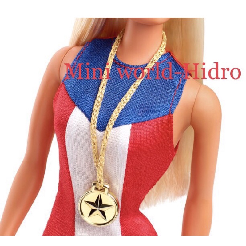 Búp bê cổ điển Vintage Barbie 1975 Gold Medal Doll Reproduction with Doll Stand And Certificate Of Authenticity