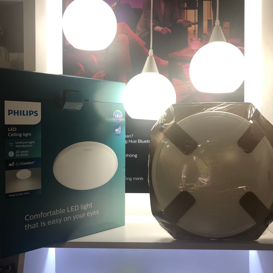 Đèn LED Ốp Trần Philips CL254  Ánh Sáng Trắng - Bảo Hành 2 Năm ( 1 Đổi 1 )