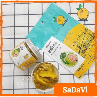 ỔI SẤY DẺO thơm ngon chua ngọt ít đường SaDaVi - đồ ăn vặt Việt Nam healthy - Túi Zip 100g
