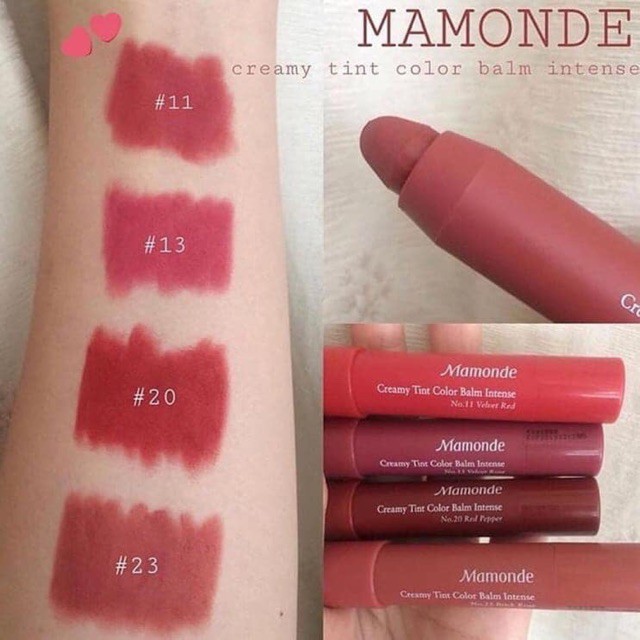 MBC Son lì Mamonde Creamy Tint Color Balm Intense