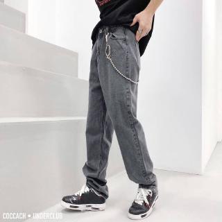 Unisex Quần jeans xuông basic Q566