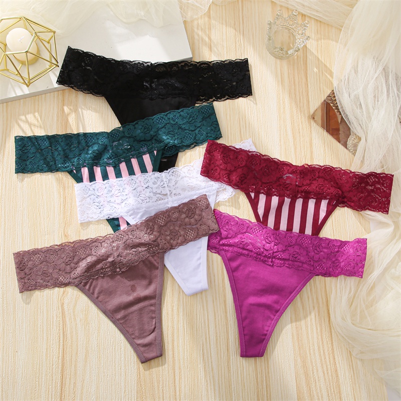 Set 3 quần lót TAKETALK cotton lọt khe quyến rũ thời trang cho nữ