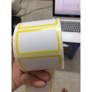 decal trà sữa 50x30 viền vàng