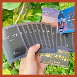 Vial nước hoa DIOR SAUVAGE ELIXIR 1ml