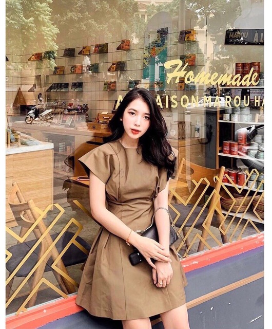 Đầm chíp eo cánh tiên