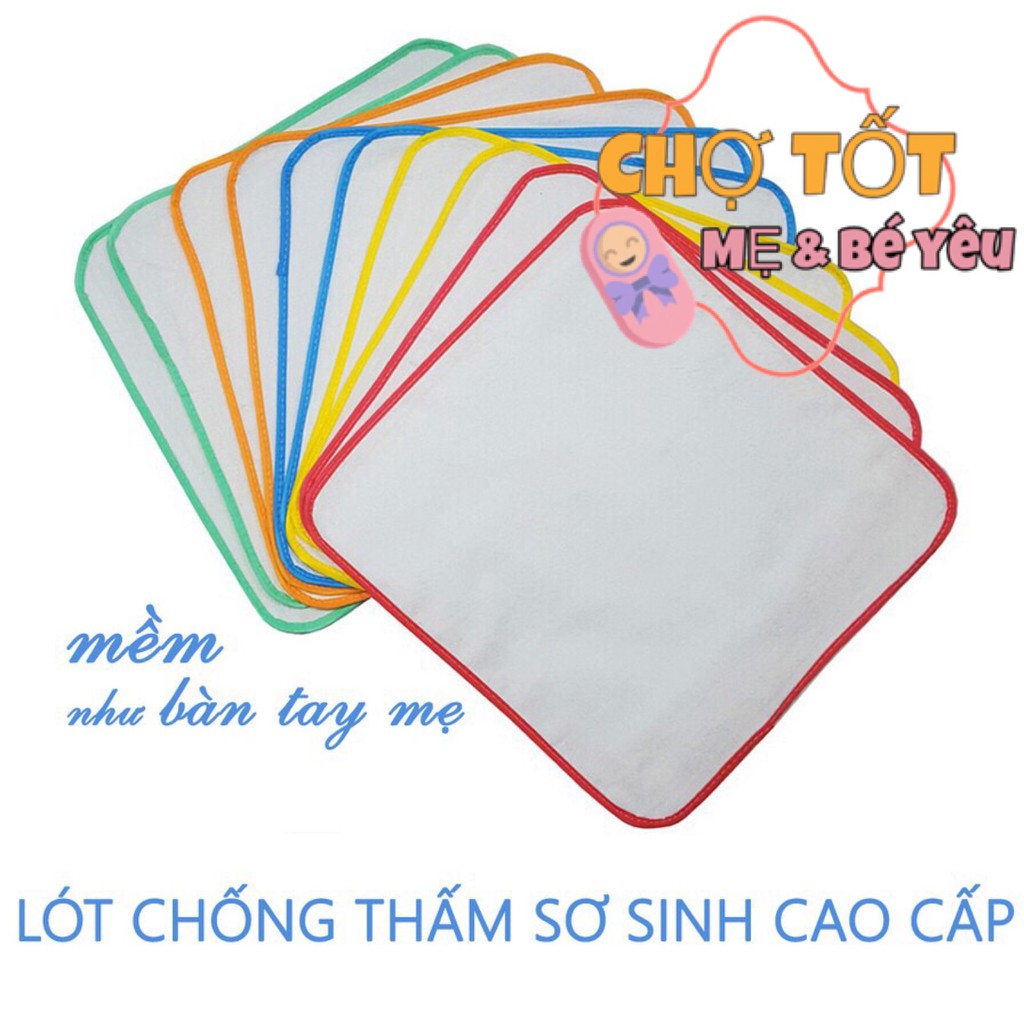 Tấm Lót Chống Thấm Sơ Sinh Cao Cấp Loại Dày Bền (10cái)