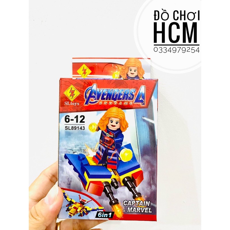 [NHIỀU MẪU] Hộp đồ chơi lego lắp ráp ghép hình nhân vật Avenger cho bé thích siêu anh hùng giúp bé sáng tạo, thông minh