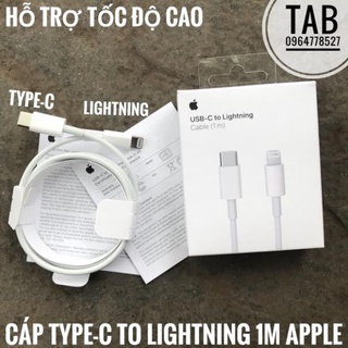 Cáp Type C To Lightning 1m Apple - Chính Hãng