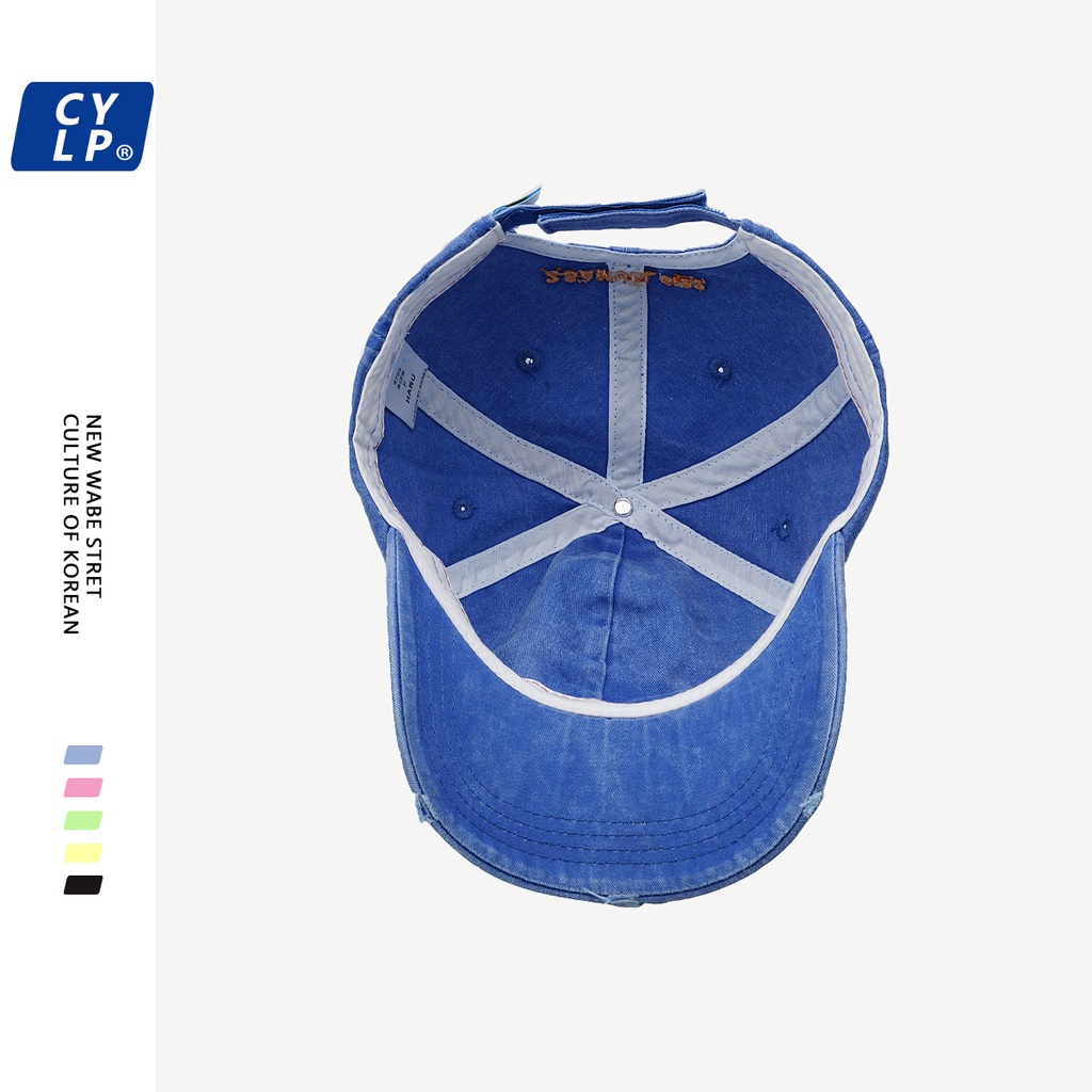 Mũ Lưỡi Trai Mềm Chất Lượng Cao Thêu Chữ Phong Cách Đường Phố Hàn Quốc Cho Nữ