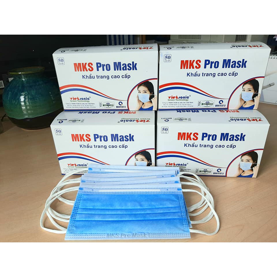 KHẨU TRANG Y TẾ 4 LỚP KHÁNG KHUẨN MKS PRO MASK