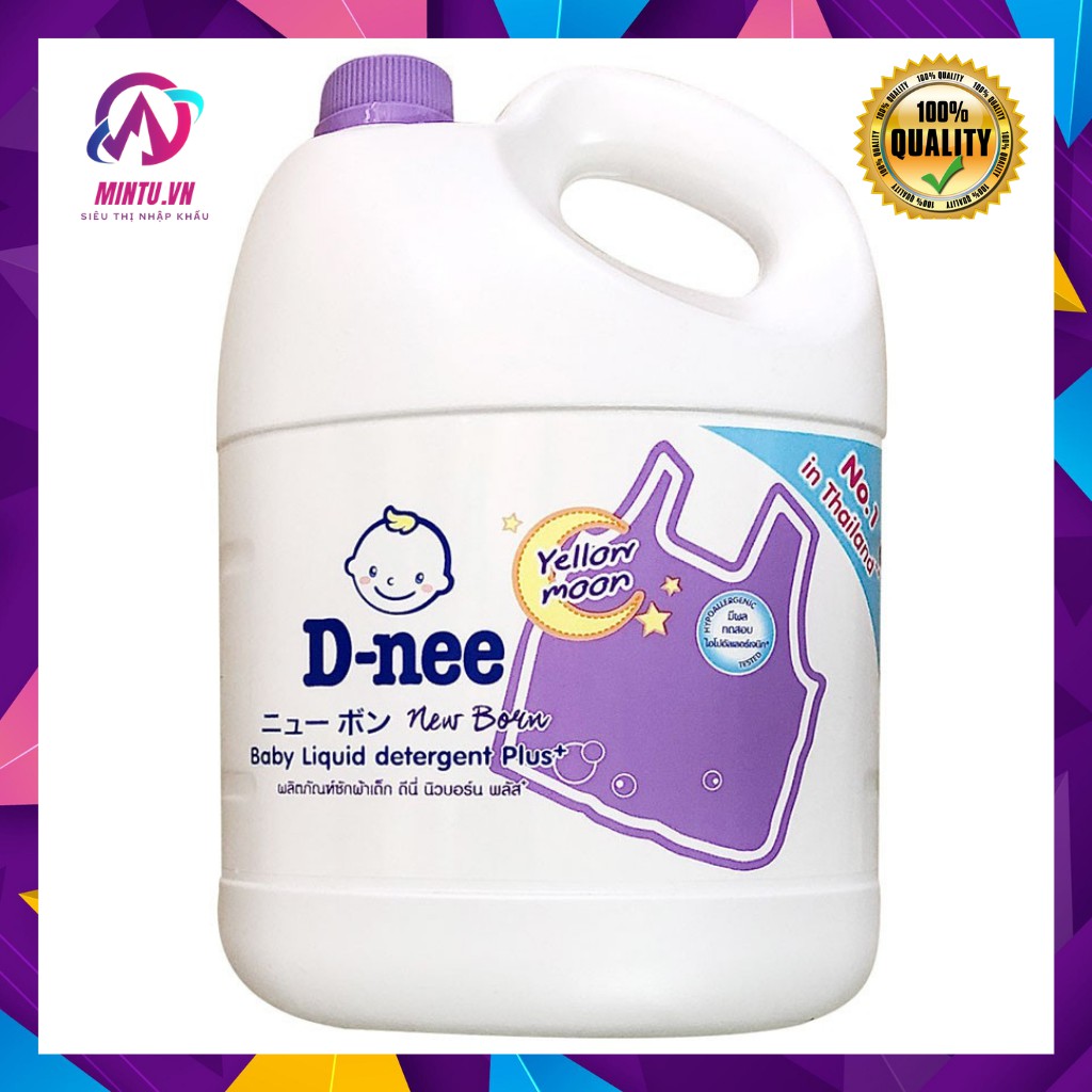 [HÀNG CHÍNH HÃNG] Nước giặt dnee 3000ML  NOWSHIP  dnee nội địa thái, mẫu mới nắp neo đủ màu