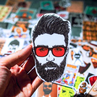 Set 100 Sticker Hình Dán Barber hớt tóc