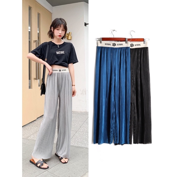 Quần ống suông rộng cho nư- Quần CULOTTES tăm xếp li chất đẹp, kéo dài chân, tôn dáng, dễ mix đồ!!!